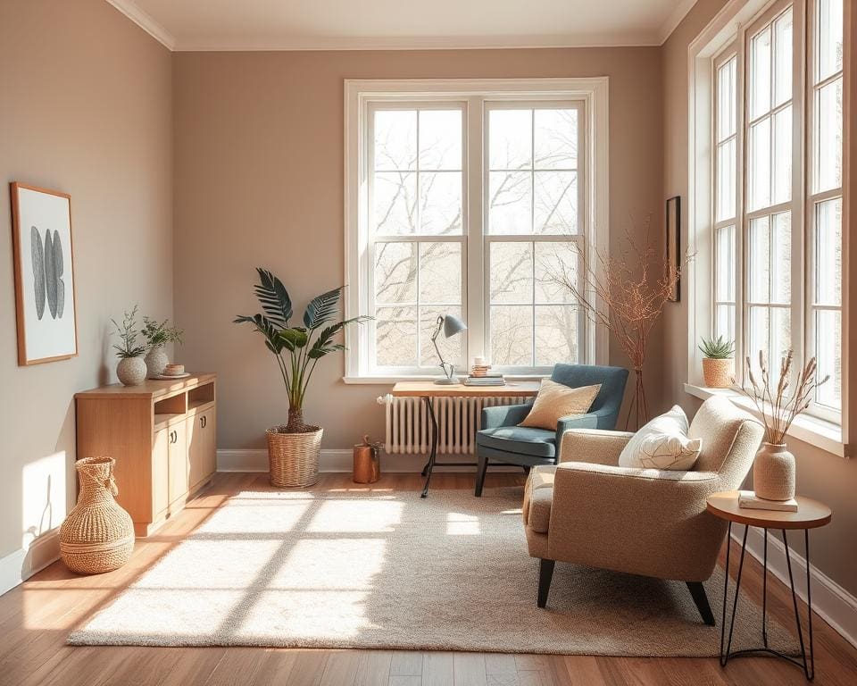 Wat zijn fijne kleuren voor een rustgevende werkkamer?