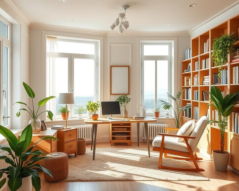 rustgevende werkkamer kleuren