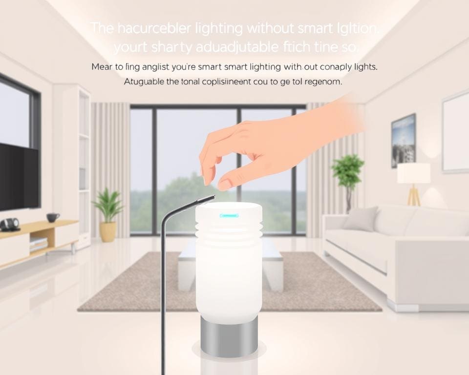 Hoe dim ik slimme lampen zonder afstandsbediening?