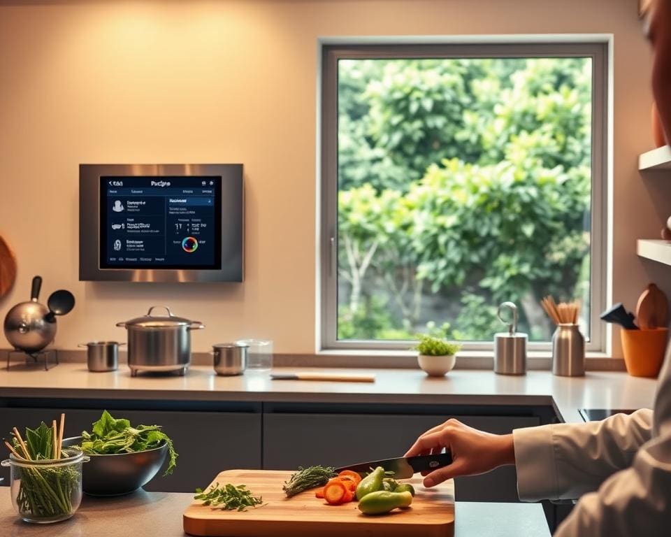 Hoe helpt een smart display in de keuken?