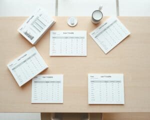 Hoe stel je gebruiksvriendelijke tabellen op?