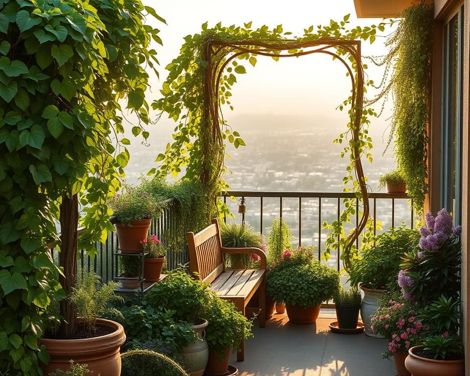 Planten balkon