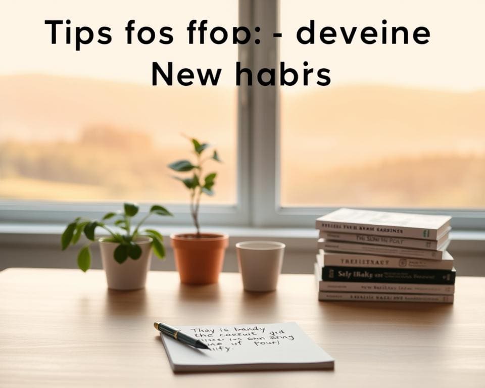 tips voor nieuwe gewoontes