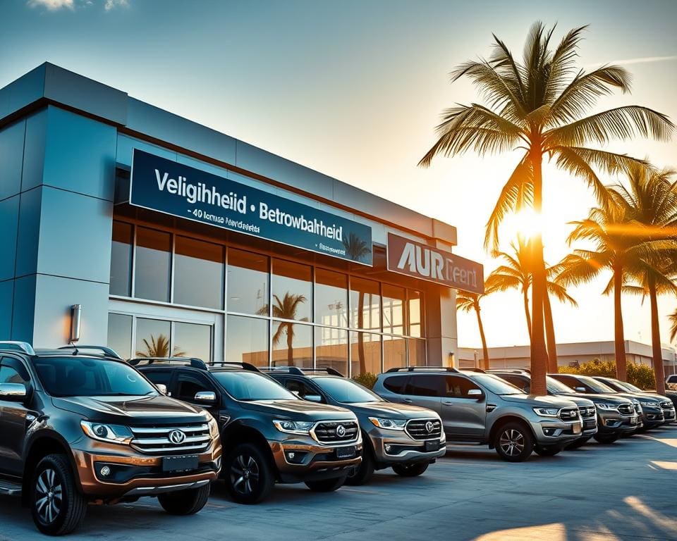veiligheid moderne voorzieningen betrouwbaarheid autoverhuur Bonaire