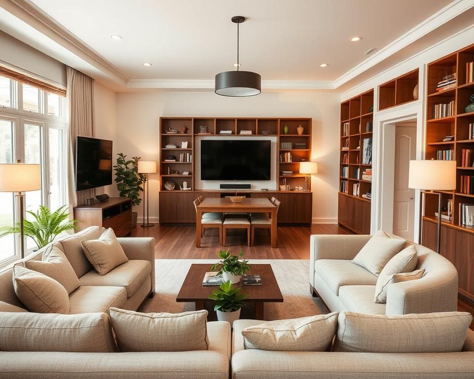 Een multifunctionele woonkamer inrichten