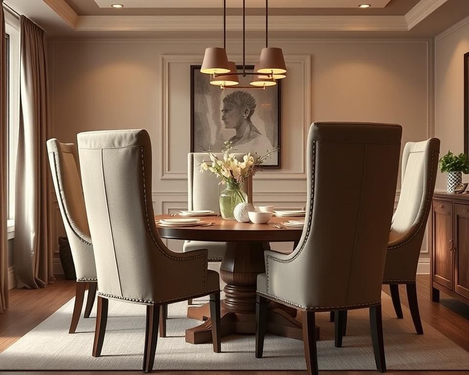 Eetkamerstoelen die stijl en comfort samenbrengen