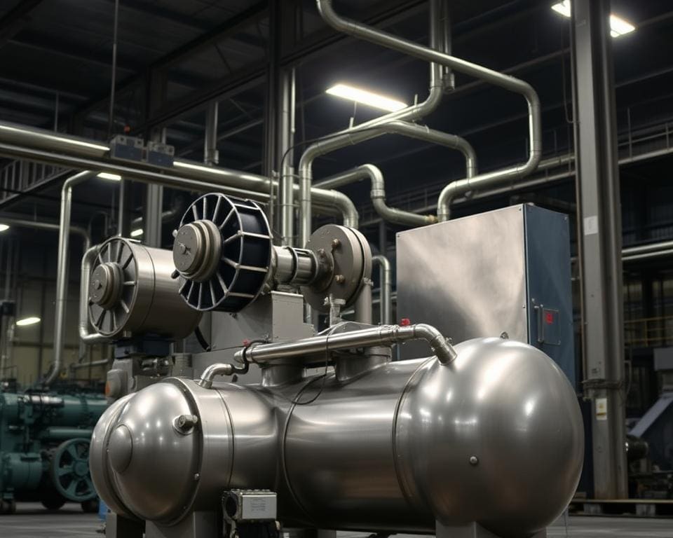 Krachtige compressoren voor continu industrieel gebruik