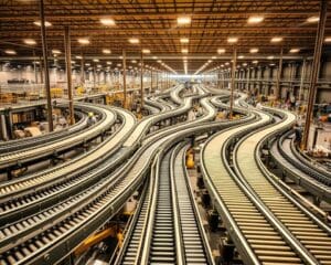 Transportbandoplossingen voor grootschalige productie