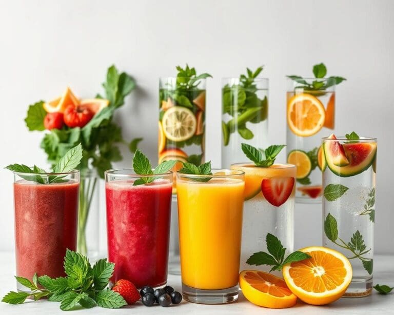 Gezonde drankjes voor tussendoor