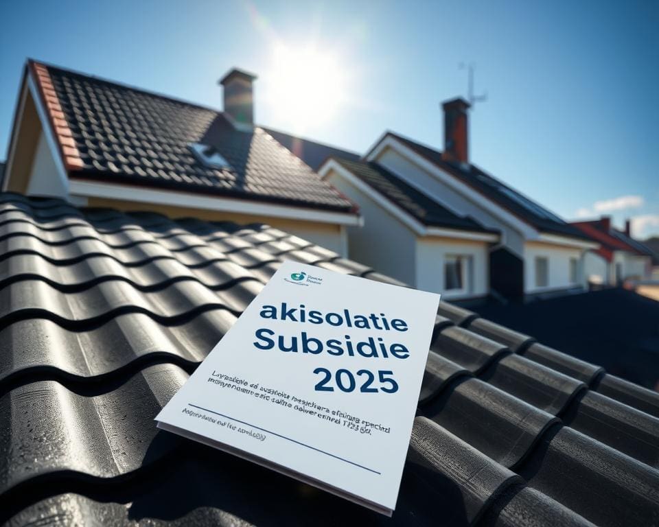 Hoeveel krijg je via dakisolatie subsidie 2025 terug?