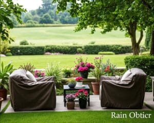 Hoe bescherm je tuinmeubelen tegen weer en wind?