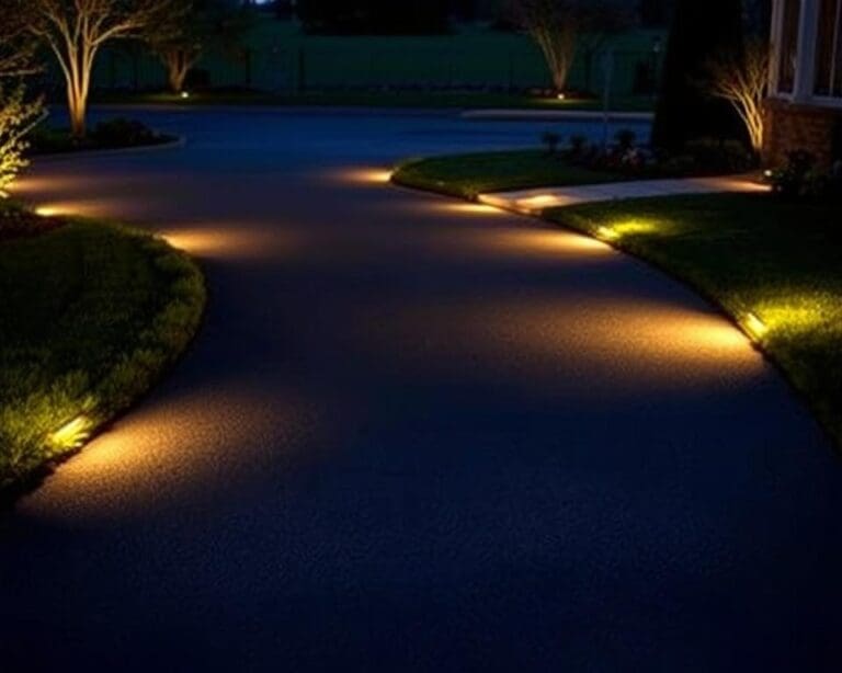 Hoe gebruik je verlichting om je oprit veiliger te maken?