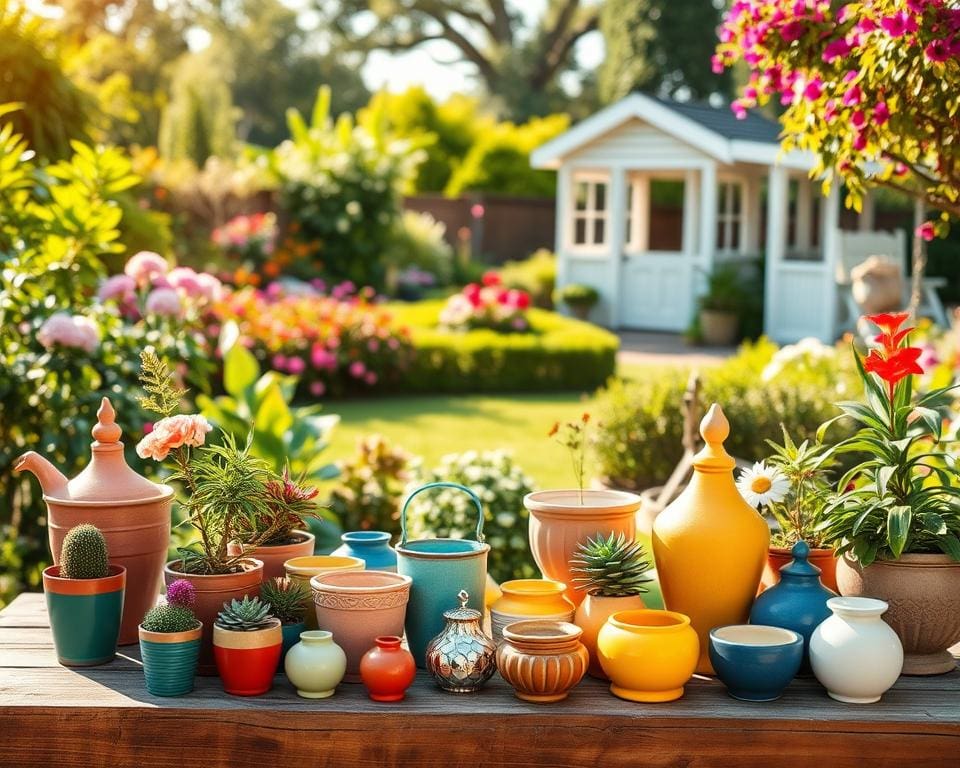 Hoe kies je de juiste kleuren voor tuinaccessoires?