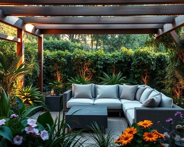 Hoe maak je een moderne loungehoek in je achtertuin?