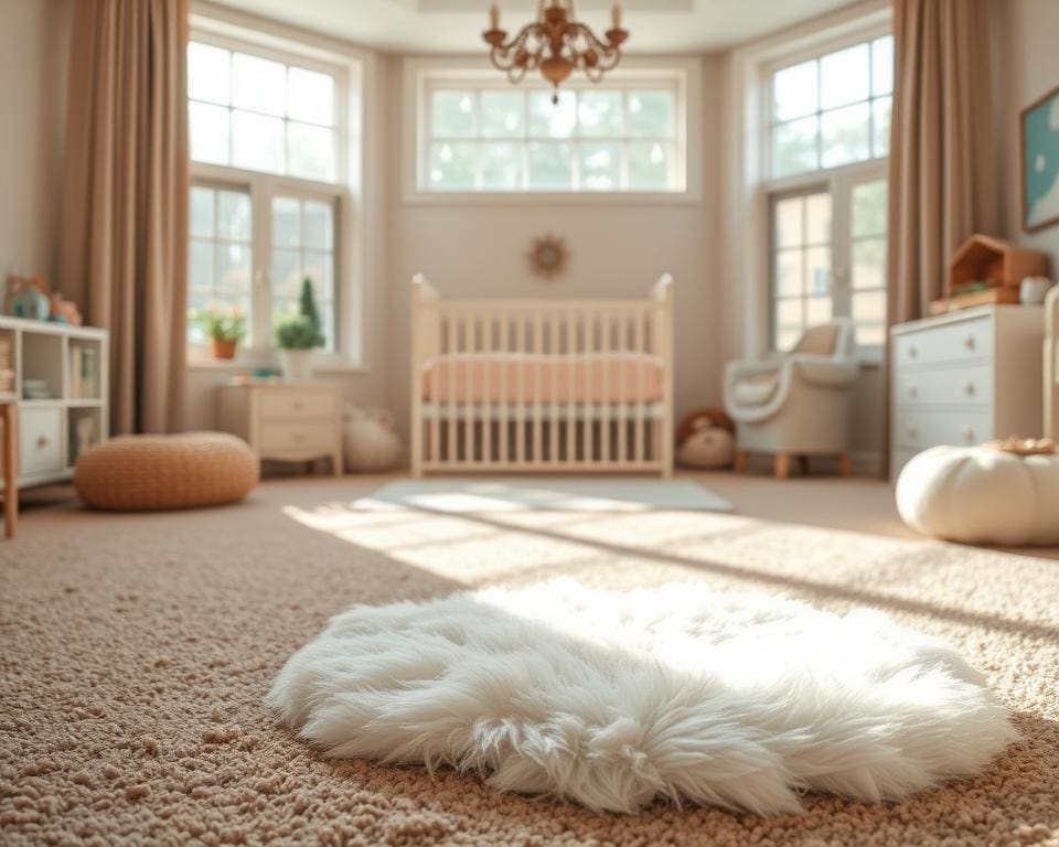 Wat is een goede vloer voor de babykamer?
