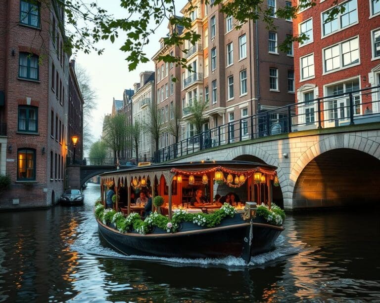 Wat maakt een culinaire boottocht door Amsterdam uniek?
