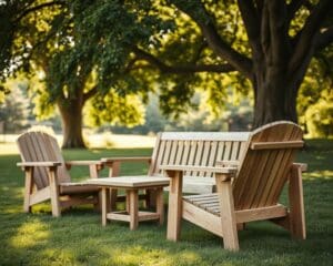 Wat maakt houten tuinmeubelen zo tijdloos en duurzaam?