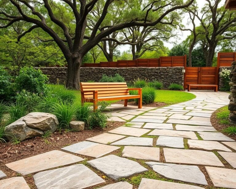 Wat zijn de mooiste combinaties van steen en hout buiten?