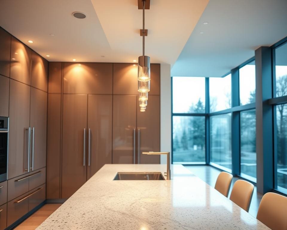 Welke verlichting past bij een moderne keuken?