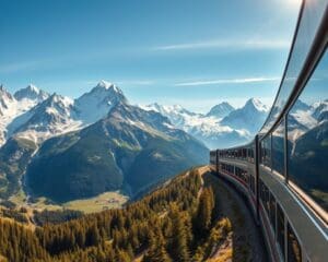 Hoe bezoek je de Alpen per panoramatrein?