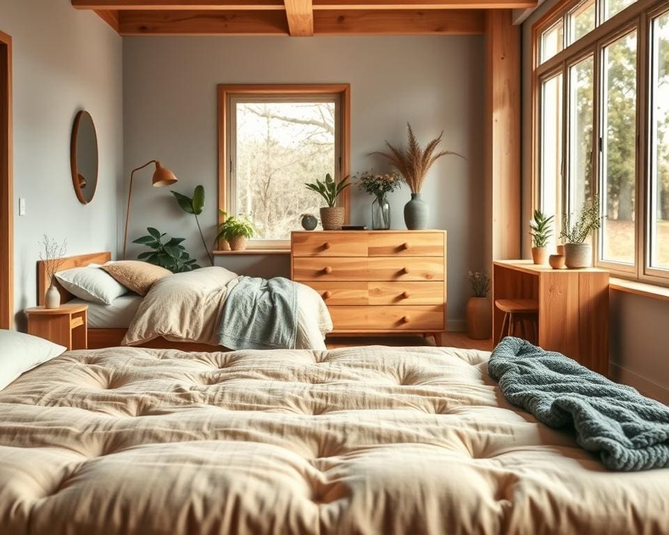 Hoe gebruik je duurzame materialen voor slaapkamerdesign?