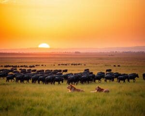 Hoe verloopt een safari bij zonsopkomst in de Masai Mara?