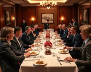 Hoe zorg je voor een soepel verloop van een zakelijk diner?