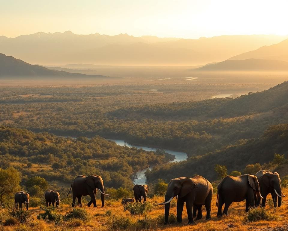 Waar ligt het mooiste nationale park van Afrika?