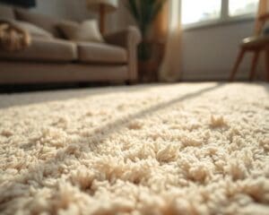 Wat maakt een zacht tapijt sfeervol en warm?