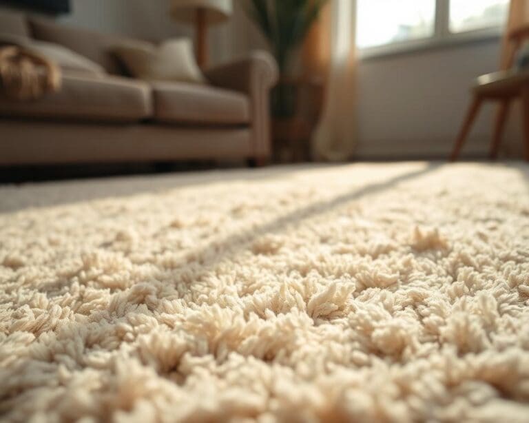 Wat maakt een zacht tapijt sfeervol en warm?