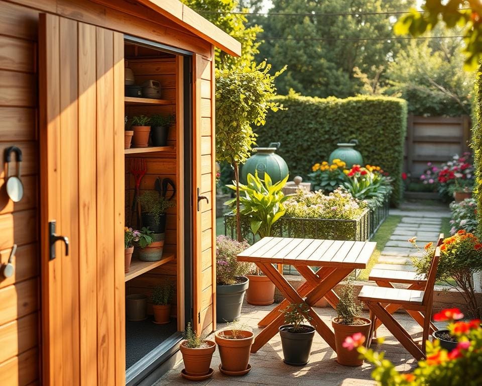 Hoe maak je een tuinberging multifunctioneel?