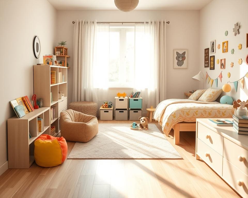 Hoe ontwerp je een praktische kinderkamerindeling?