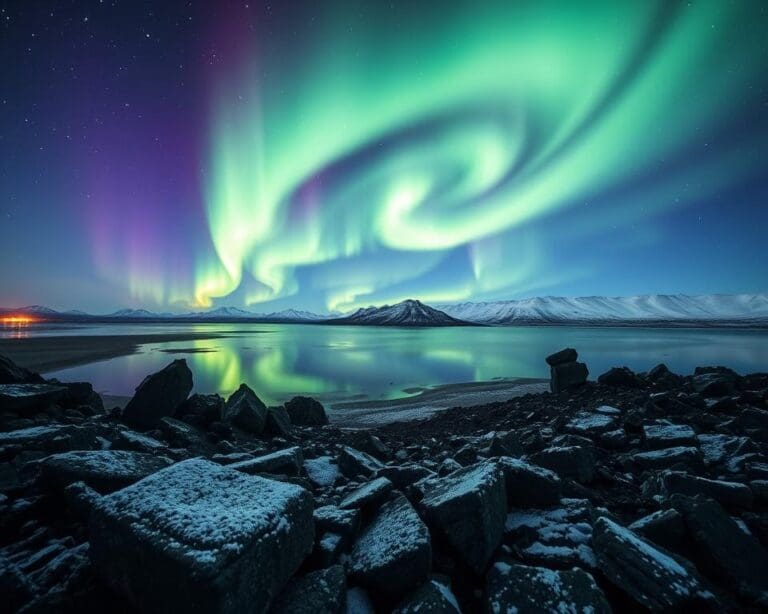 Noorderlicht spotten in IJsland