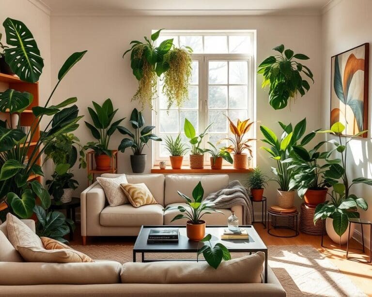 Waarom planten de woonkamer tot leven brengen?