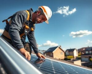 Wat doet een zonnepaneleninstallateur bij plaatsing?