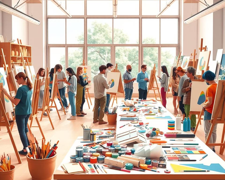 Creatieve groepsactiviteiten voor volwassenen