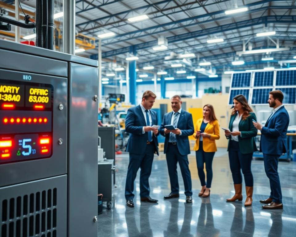 Energieopslagtechnologie voor bedrijven en industrie