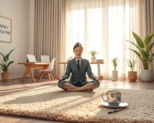 Hoe draagt een vaste routine bij aan mentale rust?