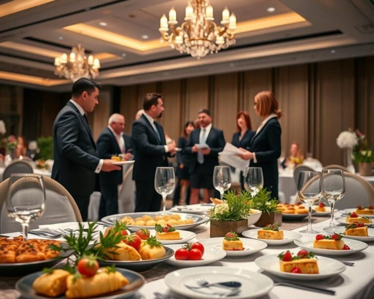 Hoe helpt een cateringbedrijf bij zakelijke evenementen?
