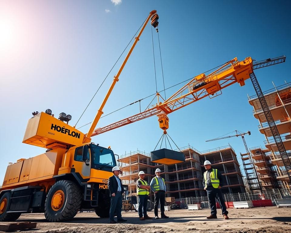 Hoe hoog kan een Hoeflon C6 hijsen bij professionele inzet?