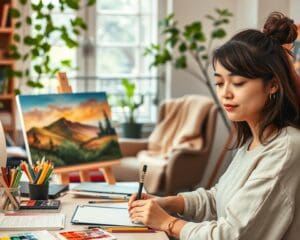 Hoe kom je tot rust met creatieve taken?