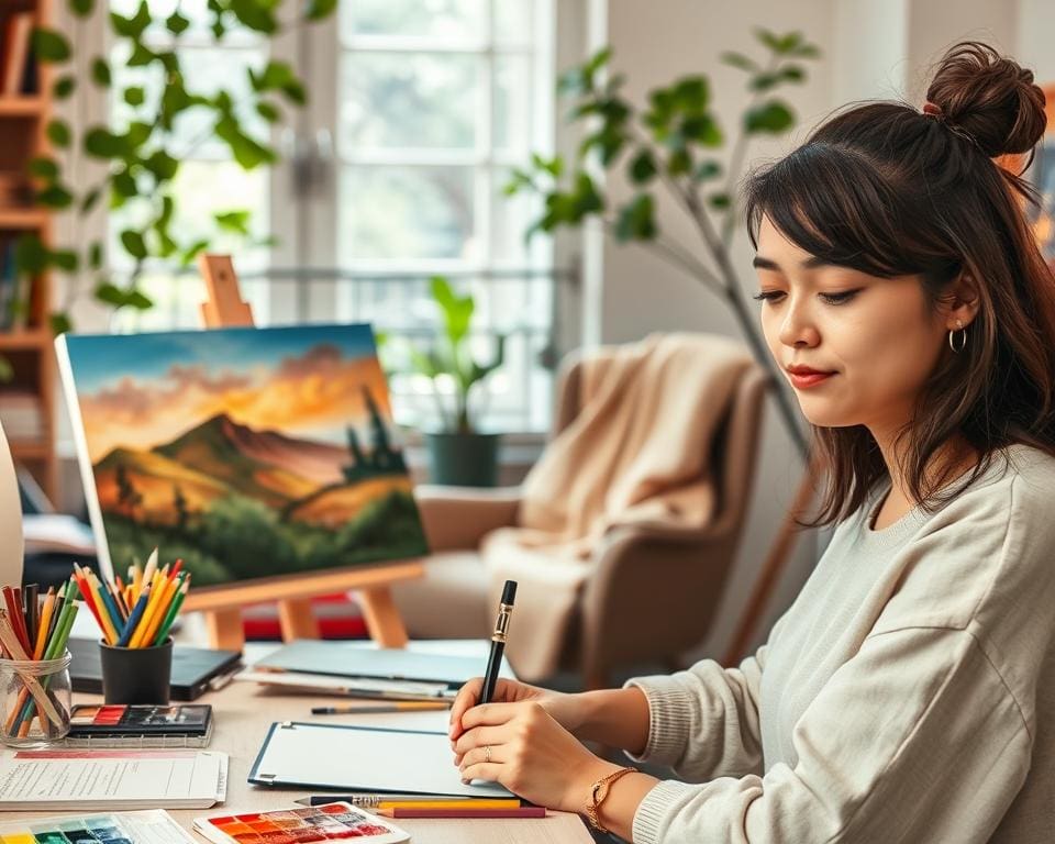 Hoe kom je tot rust met creatieve taken?