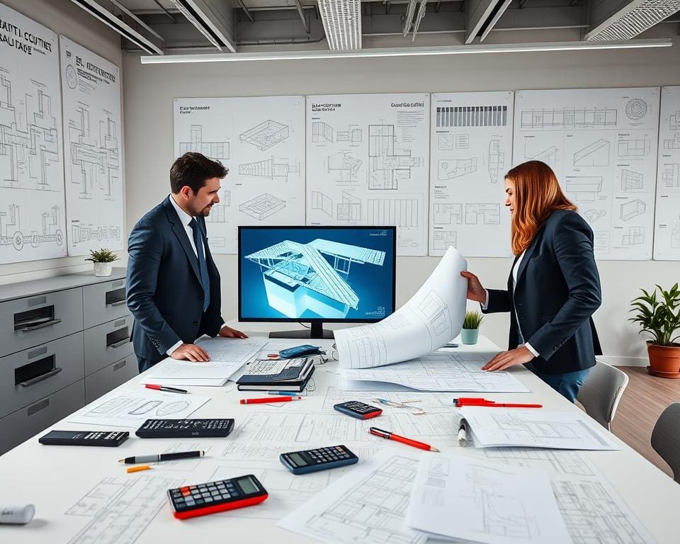 Hoe ondersteunt een constructiebureau technische berekeningen?