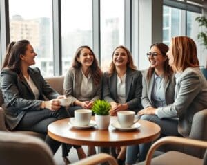 Samen lachen en ontspannen na een drukke werkweek