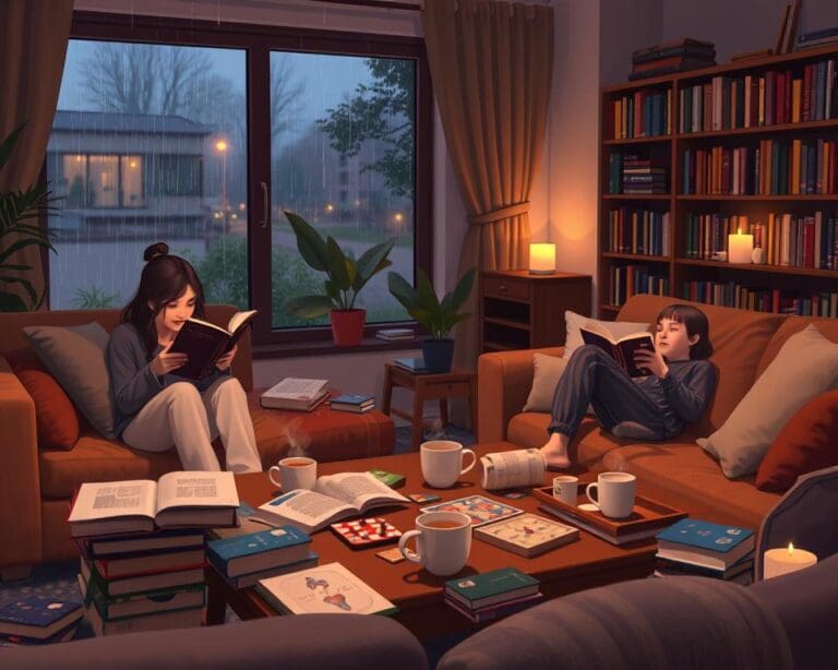 Wat te doen tijdens een regenachtige avond?