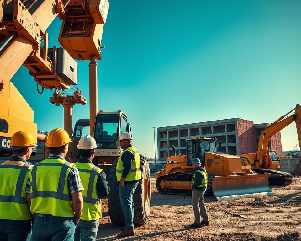 Wat vraagt werken met zwaar materieel van professionals?