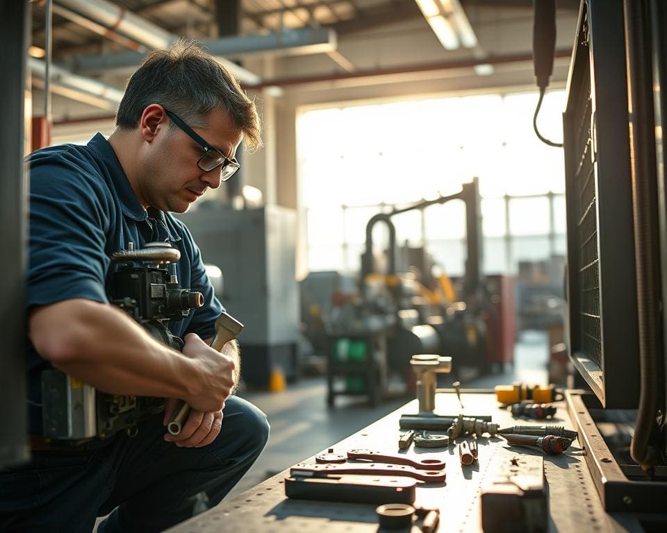 Wat zijn werkzaamheden van een servicemonteur?