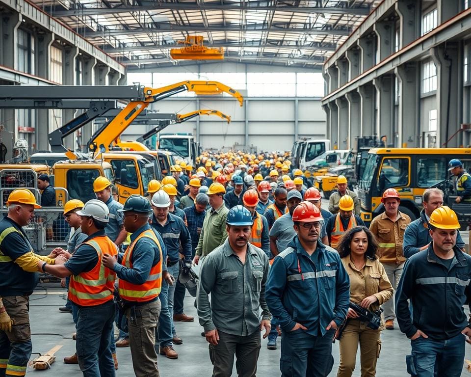 Welke technische beroepen zijn fysiek zwaar?