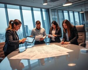 Welke technische diensten huren bedrijven in?