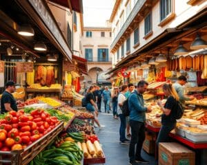 Wat zijn populaire foodmarkten in Spanje?